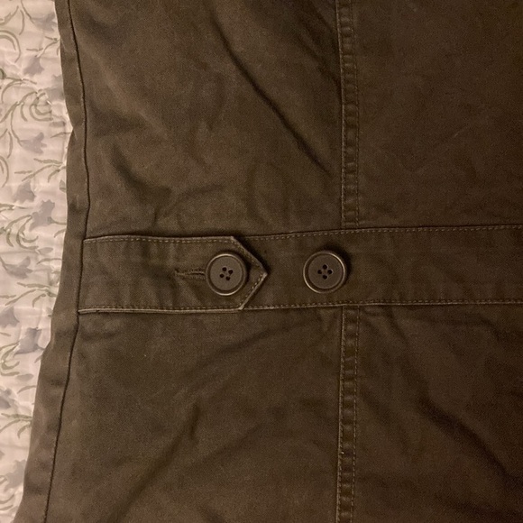 Roots rare blue label vintage green trucker coat with fake fur collar - Picture 6 of 6